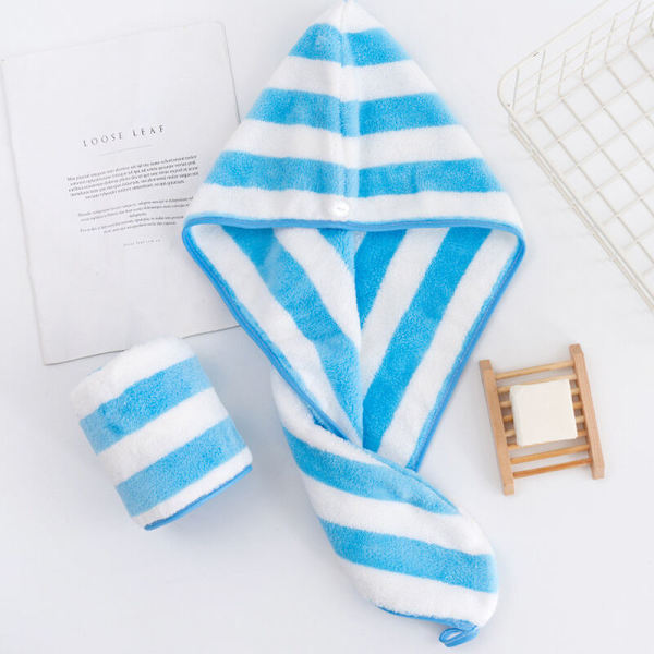 3-pack mikrofiberhårhandduk wrap superabsorberande hårturban för vått hår mjukt hårtorkande handduk style3