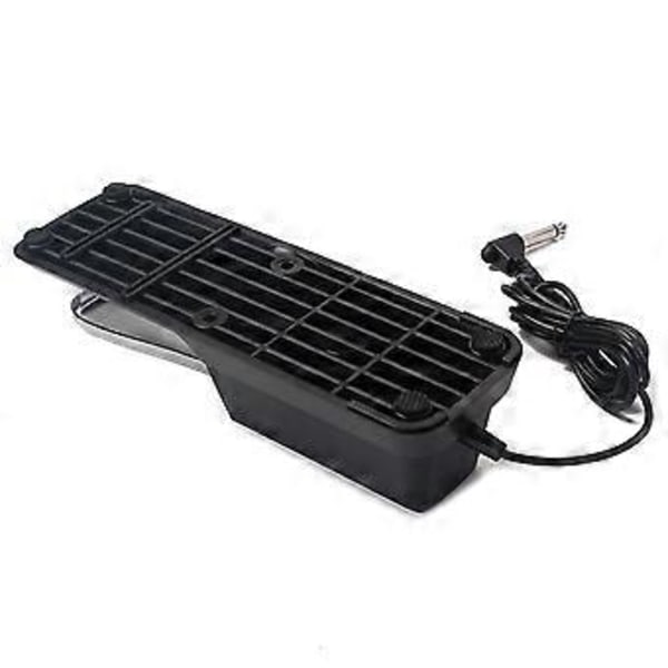 Højkvalitets klaver keyboard sustain pedal med skridsikker gummibund til MIDI keyboard, med 1/4 tomme input stik