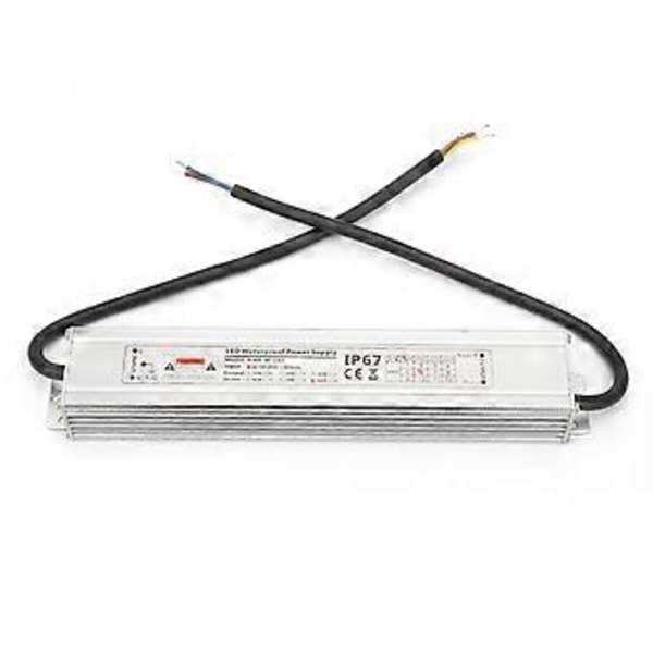 IP67 Vandtæt Aluminiumskabinet LED Strømforsyning Driver Transformer Output 24V 60W 2.5A