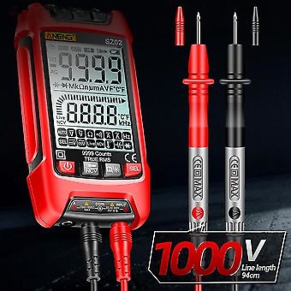 Aneng Digital Meter True Auto Cce Meter AC Volta Ance Transistor Oran