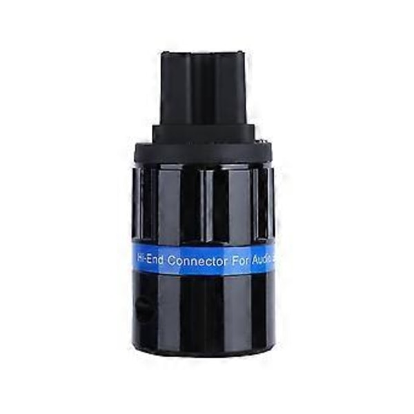 Monoso IEC Stik Ren Kobber 24K Forgyldt AC Strømkabel Konnektor (F104G)