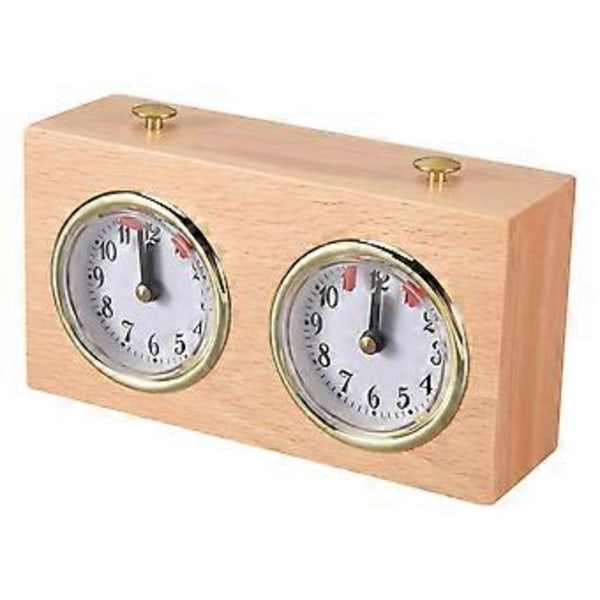 Schacktimer, Professionell Digital Schackklocka, Räkna Upp Ner Schacktimer i Trä, Portabel Schacktimer