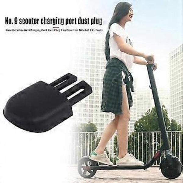 Dammskydd för laddningsport till elscooter, för Es2 Es1 Es3 Es4, scootertillbehör för scooterdelar