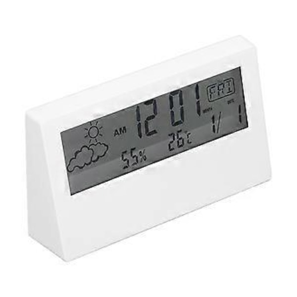 Väckarklocka för hemmet, LCD Väckarklocka Transparent Väckarklocka Digital Väckarklocka Optimal Effektivitet