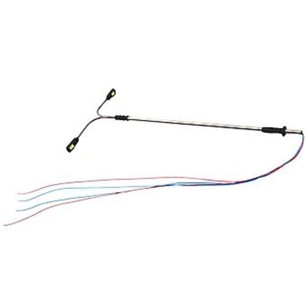 2led 1:100 Skala Gadelampe Landskab Mini Lygtepæl Til Sandbord Model Lygtepæl Til Togbane