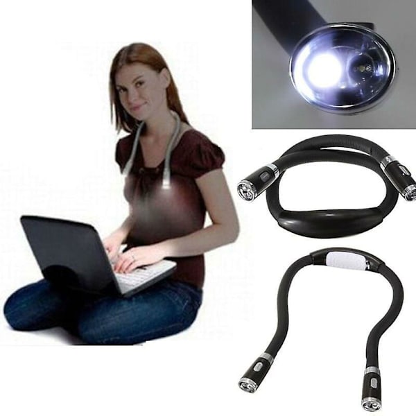 Flexibla LED-boklampor, uppladdningsbar läslampa, även för barn