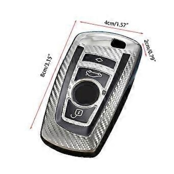 Bil Nøgle Etui Cover Til 1 3 4 5 6 7 X3 X4 Serie F20 F30 E60 Fob Shell Beskytter