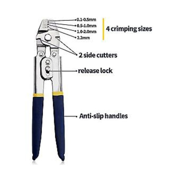 Mindre Stål Wire Rope Crim Tool Är För Crim Och Crim Sleeve Kit