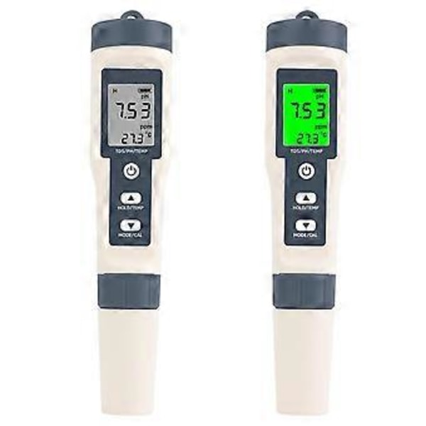 3 i 1 Vandkvalitetstest Pen TDS/PH/TEMP PH Måler Multi-Parameter Bælte Vandkvalitetsanalysator