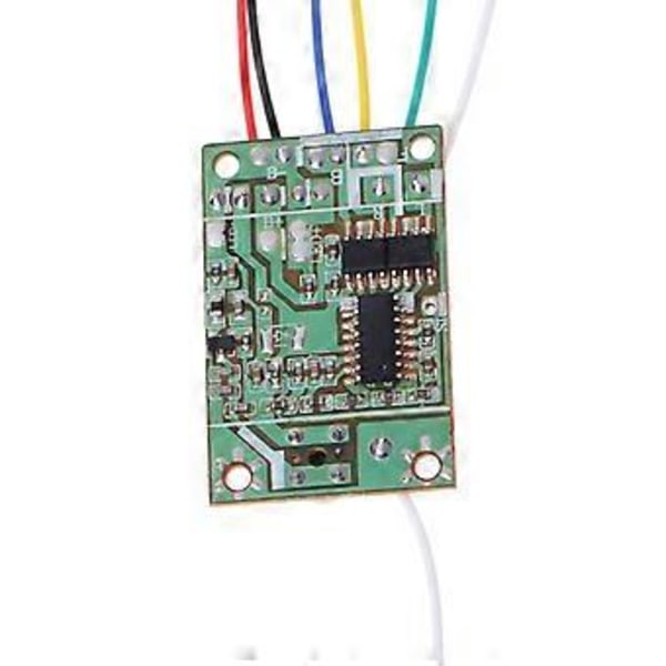 8 Knapper 4CH Fjernkontroll med Mottakerkort 27Mhz Antenne for DIY SN-RM9