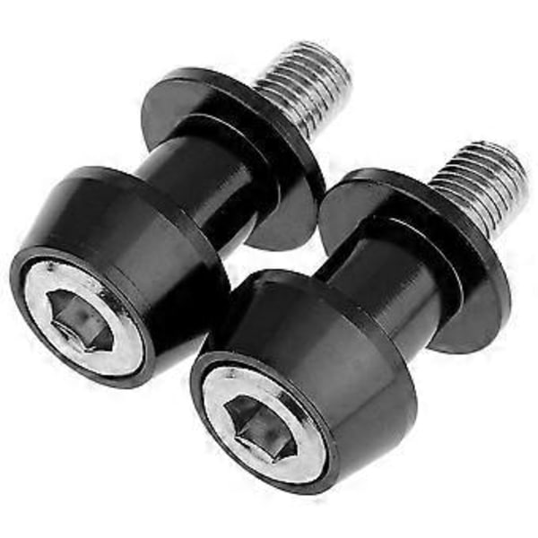 2x Motorsykkel Cnc Svingarm Spole Slider Stativ Bobbins 10mm For Ninja 250 Er6 Z 250 Er6f