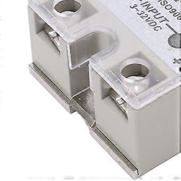 100A Enkelfaset Solid State Relé Spenningskontroll SSR Modul DC3-32V Inngang til AC24-480V Utgang