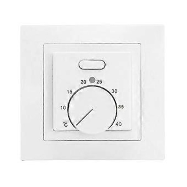 MK05 Romtermostat Gulvvarme Romtermostat 220V 16A Temperaturkontroller for Gulvvarmesystem Hvit