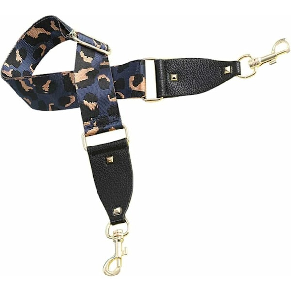 DENUOTOP Dam Crossbody Väska Stor Crossbody Färgglad Leopard Läder Crossbody Handväskor Crossbody Justerbar Axelrem för Bärning