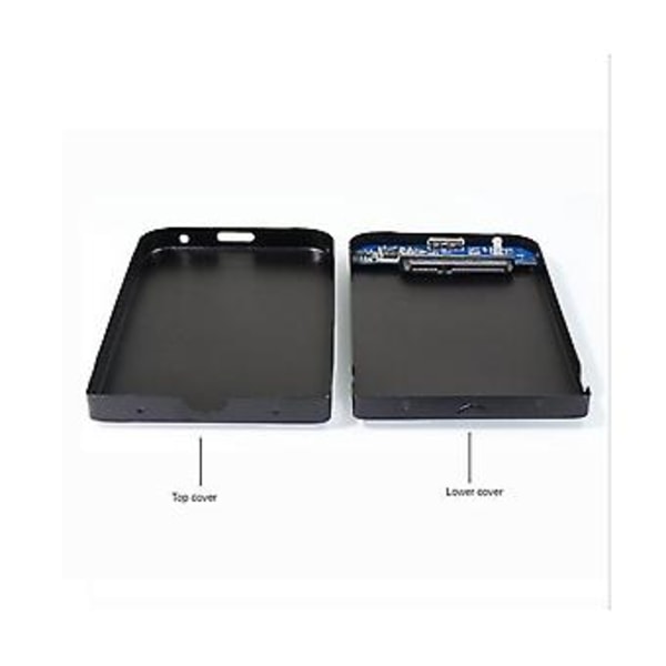 Hdd-fodral Usb 3.0 till 2,5 tums Sata Adapter Drive Case Externt Hdd-kabinett för 2,5 tums Hdd S