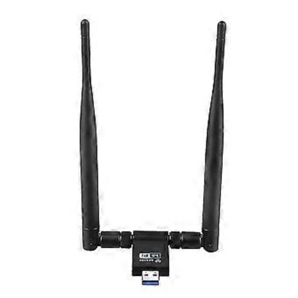 Farfi 1200mbps Usb Dual Band Trådlöst Nätverkskort Wifi Mottagare Sändare Adapter