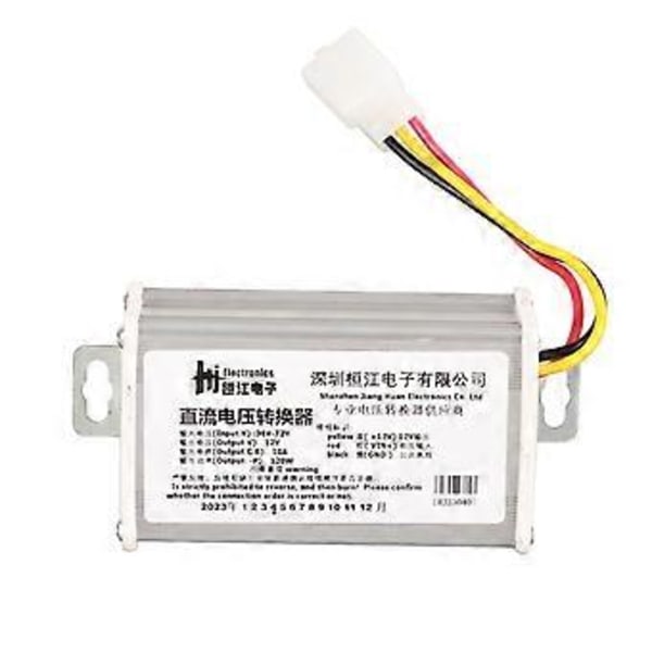 DC 36V72V till 12V 10A 120W Konverter Adapter Transformator för Elektrisk Scooter