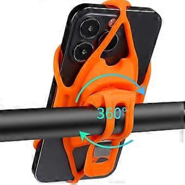 Silikon Universal Mobil Enhet Stativ Telefonholder for Sykler og Motorsykler