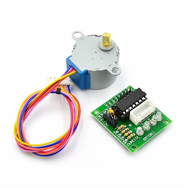 28byj-48-5v 4-faset skridtmotor + Uln2003-drivmodul 1/64 reduktionsforhold