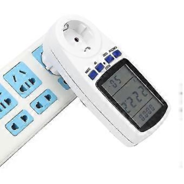 LCD-display Energimätare Watt Volt Spänning Elektricitetsmätare Analysator Effekt