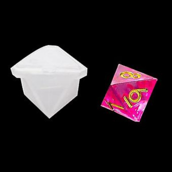 22 st Kristall Epoxy Set Tärningar Korn Filé Multi-specifikation Digitalt Spel Spegel Kristall Epo