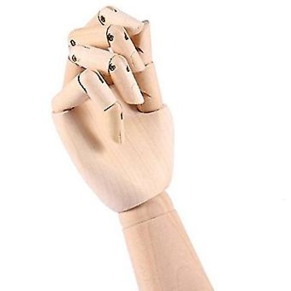 Konstnär Ing Manikin Articulerad Mquin Med Flexibel 10 Tum Höger Hand