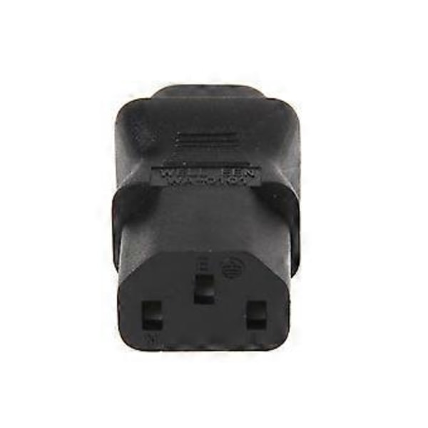 IEC 320 C13 3-Pin Hona Till C8 2-Pin Hane Strömkontakt Konverter Adapter