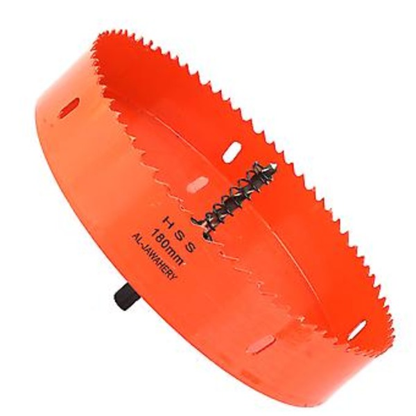 M42 Bi-metall Hålsåg Hålsågsklinga Skärande Borr för Metallplåt Trä Plast (180mm)