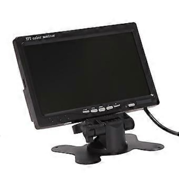 12v-24v 7 Tum Tft Lcd Färg Hd Monitor för Bil Cctv Backkamera Automotive Ele