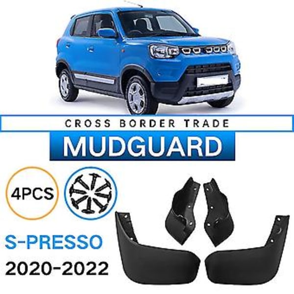 Stänkskydd för bil 2020-2022 S-presso Spresso Mudguard Stänkskärm Skydd Stänkskydd Biltillbehör