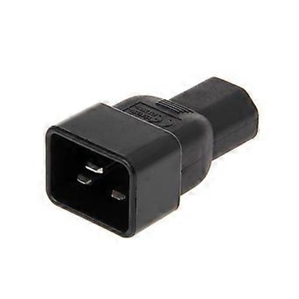IEC 320 C20 3-Pin Hane Till C13 3-Pin Hona Kontakt Strömförsörjning Konverter Adapter