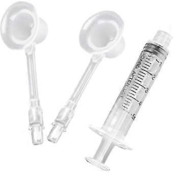 2 st. Nippel Aspirator Korrigerare Amning Sugning För Platta Inåtvända Indragningar
