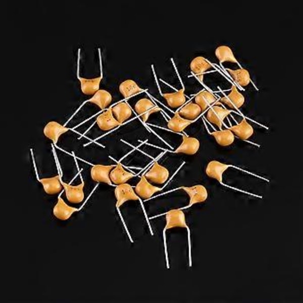 500 stk. 10 Værdier Monolitiske Multilayer Keramiske Kondensatorer 0.1F - 10F Med Opbevaringsboks