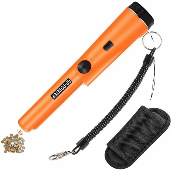 Metal Detector Pinpointer, Metal Detector Metal Pinpointer Waterproof and Scanning Metal Pointer Detection Accessories IP66 Waterproof for Treasure