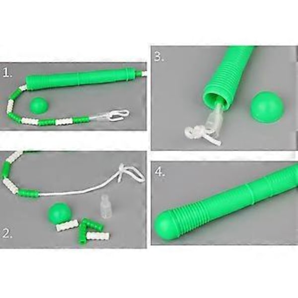 Hopprep 28m Långt (2-pack), Double Dutch Hopprep, Mjukt Pärlhopprep för Barn och Vuxna, Plastsegmenterat Hopprep-d
