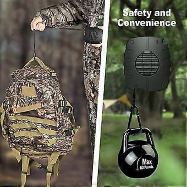 Treestand Gear Hejs, Udtrækkelig Bue Gear Hejs, 7,9 m Sikker Brug af Buejagt Træstand Udstyr Tilbehør