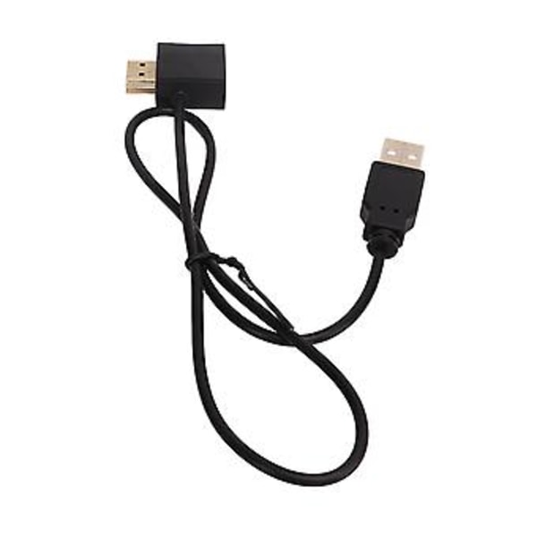 50CM HD Utgång Adapterkabel Hane till Hona med USB 2.0 Gränssnitt TPE och Metall HD Utgång Kabel Konverterare för TV-apparater