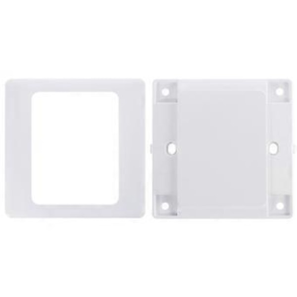 Elektrisk Väggströmbrytare Uttag Tomt Skyddspanel Whiteboard ABS Uttagsplatta Ram