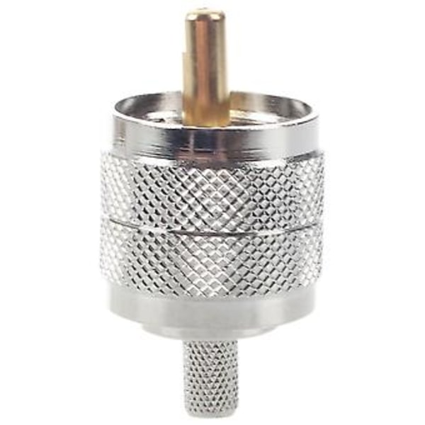 10 st Kontaktdon UHF PL259 Plugg Krymp RG58 RG142 LMR195 Kabel Rak