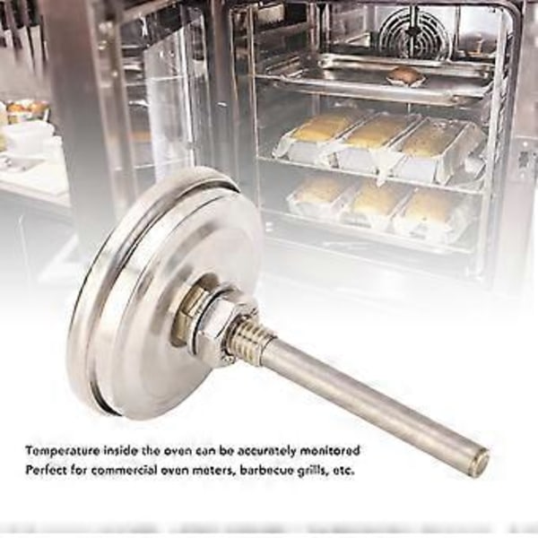 Ovn Temperaturmåler Tester Grill Bage Madlavningsmåler 100475 50mm Rustfri Stål Skive TSBX43