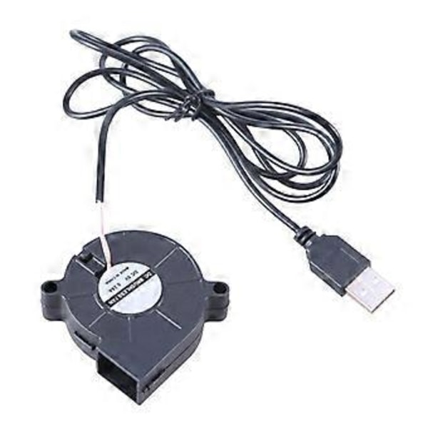 Hiljainen 5V USB-jäähdytystuuletin DC5V harjaton tuuletin PC:n jäähdytyselementille 3500RPM nopeus