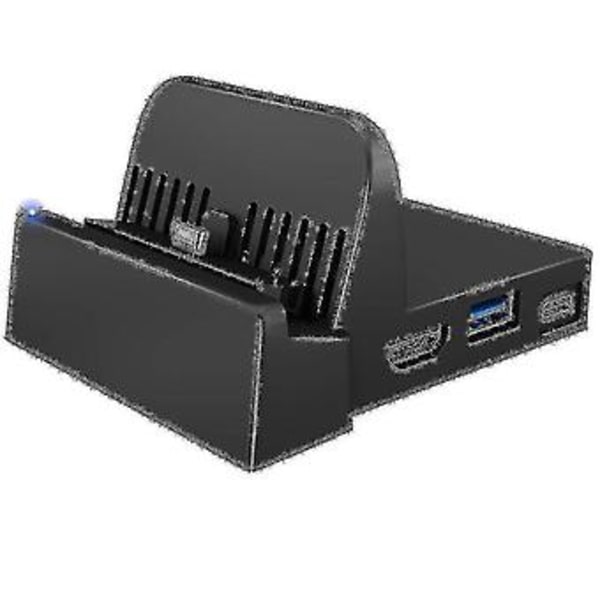 Bärbar Mini Switch Tv Dockningsstation Laddningsställ Ersättning För Switch Dock Set, Kompakt Swi
