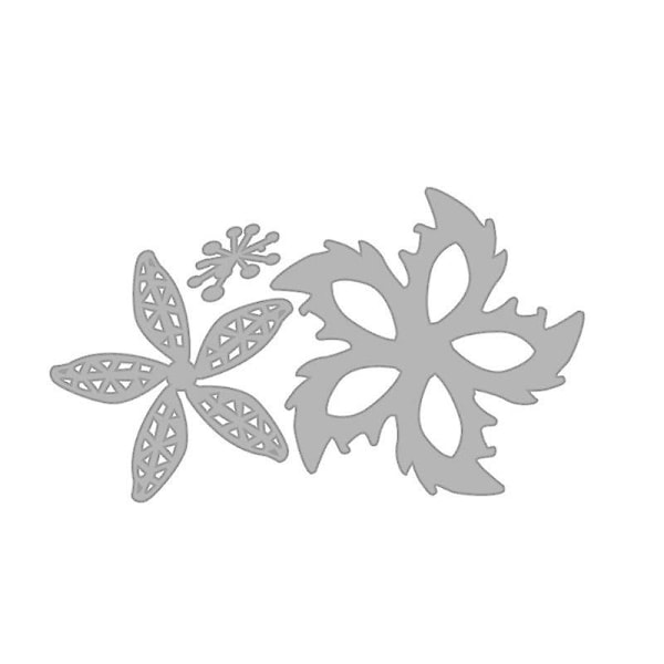 Dekorativa blommor metallskärningsformar stencil scrapbooking DIY albumstämpelpapper