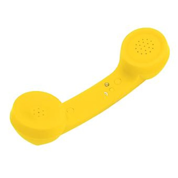 Bluetooth-puhelinkäsipuhelin, retro, säteilysuojattu, ladattava, langaton matkapuhelimen käsipuhelinvastaanotin, keltainen