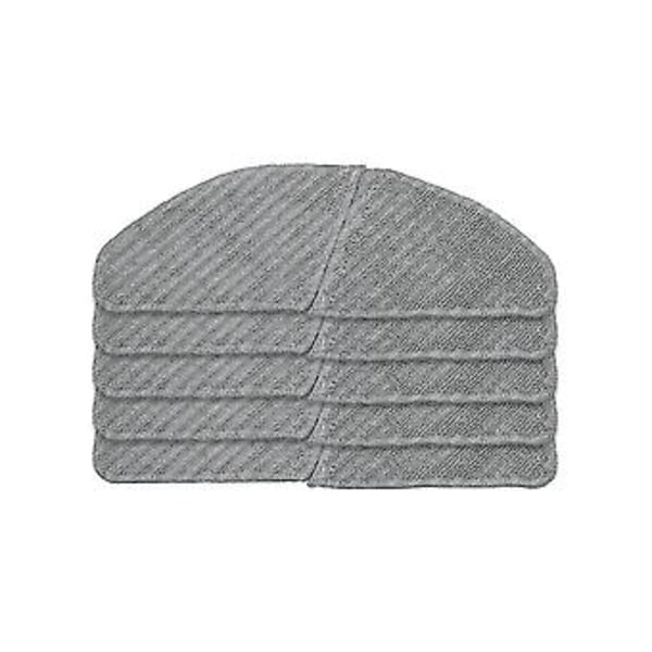 6 stk Robot Støvsuger Mopp For S8+ M7 Pro Feierobot Polyester Swipe Tørk Mopp Klutputer For