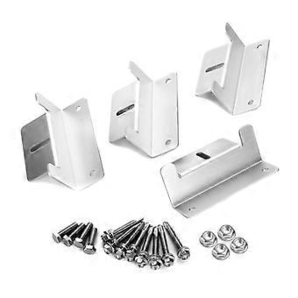 4 st Aluminiumlegering Z Form Fästen Solpanel Monteringsfästen Set