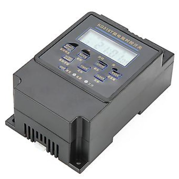 KG316T-B Mikrodatamaskin Timer Bryter Digital LCD Programmerbar Tidsstyringsbryter (24VDC)