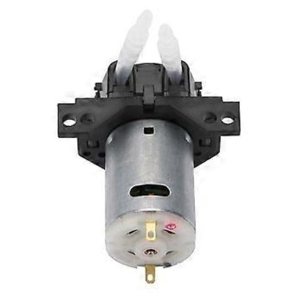 Doseringspumpe DIY Peristaltisk Tubehode For Akvarium Lab Kjemisk Analyse (svart 12v 3*5)