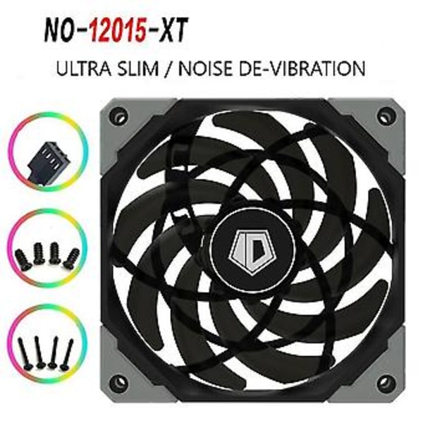 No-12015- 120mm Pwm Chassis Kjølevifte Ultra Slim Stille Datamaskinkabinett Kjølevifte Datamaskin Cpu Wa