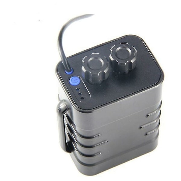 Vattentät Diy 6x 18650 Batterilåda Hölje Med 12v Dc Och Usb Strömförsörjning För Cykel Led-Ljus Mobiltelefon Router
